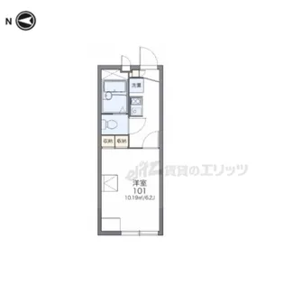 レオパレス清都【102号室】の間取り