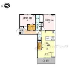 プラミシア【301号室】の間取り