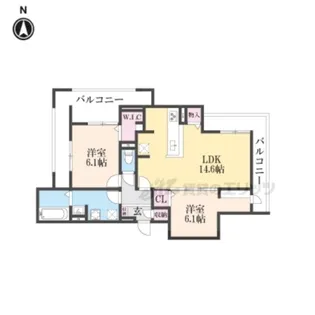 フィエルテ【3階】の間取り