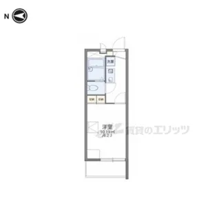 1Kの間取り画像