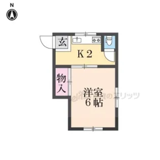 昇幸ハイツ【4階】の間取り