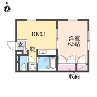 レオパレスNISHIKAWA【202号室】の間取り