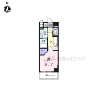 オリエントレジデンス門真殿島町【3階】の間取り