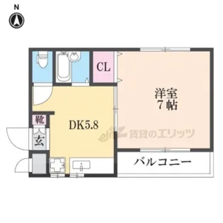 白崎ミニハウス【2階】の間取り