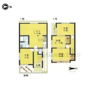 奈良県奈良市神殿町【一戸建】の間取り