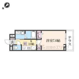 グローブ【1階】の間取り