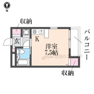 メゾン浮孔【201号室】の間取り