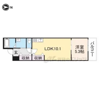 フジパレス立花町?番館【2階】の間取り