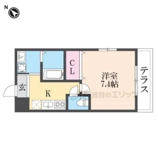 フジパレス尼崎ガーデン?番館【2階】の間取り