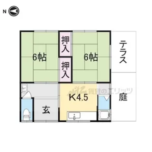 京都府京都市南区久世殿城町【一戸建】の間取り