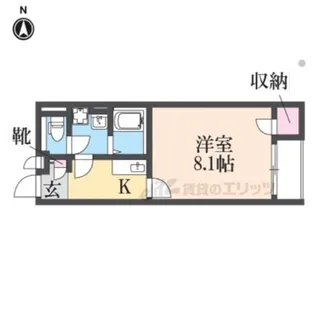 クレイノハイム ルーエ【203号室】の間取り