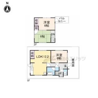 奈良県生駒市中菜畑2丁目【一戸建】の間取り