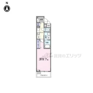 リエゾン学園前【205号室】の間取り