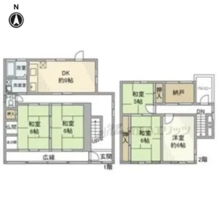 京都府京都市北区紫野今宮町【一戸建】の間取り