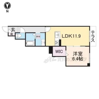 サン ビレッジ【103号室】の間取り