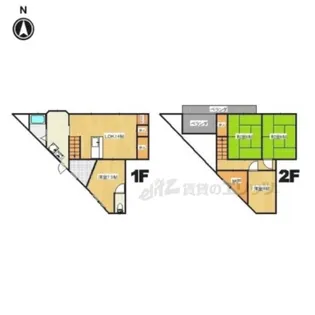 京都府木津川市山城町上狛艮町【一戸建】の間取り