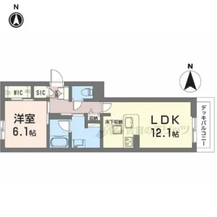 シャーメゾンやすらぎ【1階】の間取り