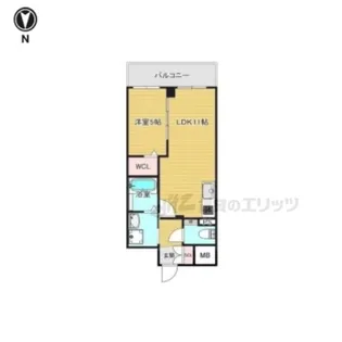 VITA荒本【8階】の間取り