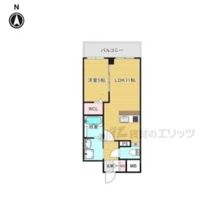 VITA荒本【805号室】の間取り