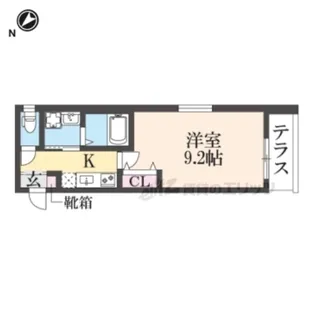 モレス・ヴィラ尼崎【104号室】の間取り