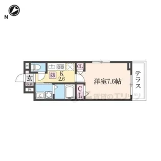 ルピナスイースト【1階】の間取り