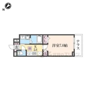 ルピナスイースト【1階】の間取り