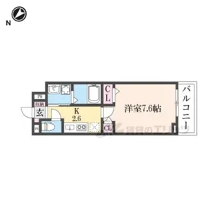 ルピナスイースト【3階】の間取り