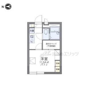 レオパレスプランドール?【102号室】の間取り