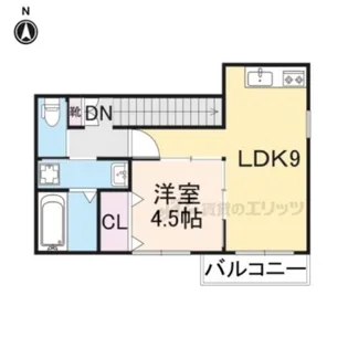 ソレイユビセレクト法蓮町?【2階】の間取り