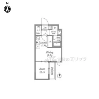 VINA山科WEST【2階】の間取り