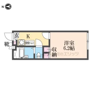 レオパレス飛鳥【2階】の間取り