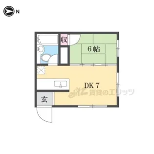 レジデンス五位【301号室】の間取り