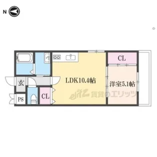 テレザート東船橋【1階】の間取り