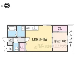 テレザート東船橋【3階】の間取り