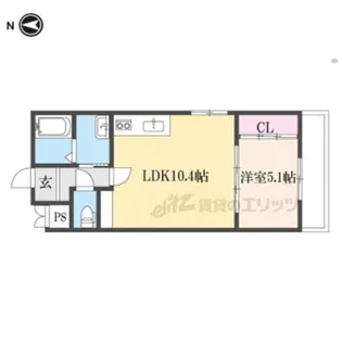 テレザート東船橋【1階】の間取り