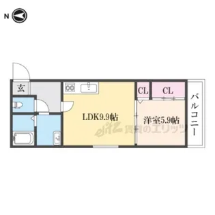 テレザート東船橋【2階】の間取り