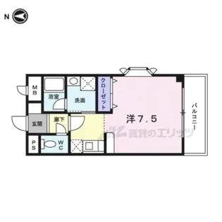 ハウス・ピリカ【1階】の間取り