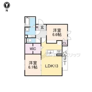 Court H&M【2階】の間取り