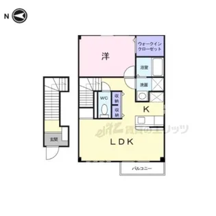 レジデンス佐々木?【2階】の間取り