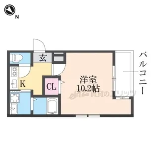 フジパレス北城内EAST【3階】の間取り