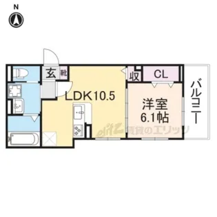 ECO GLANZ【2階】の間取り