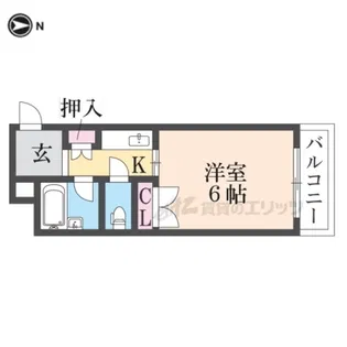 レガーレ布施【6階】の間取り
