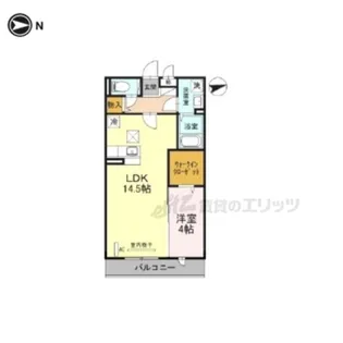 ALBA J・K【1階】の間取り