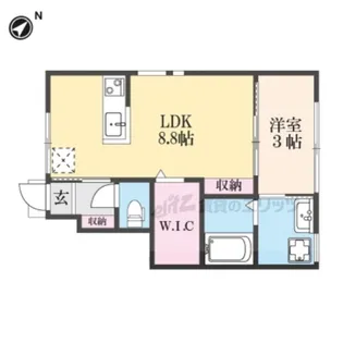 プレシャス大堀【101号室】の間取り