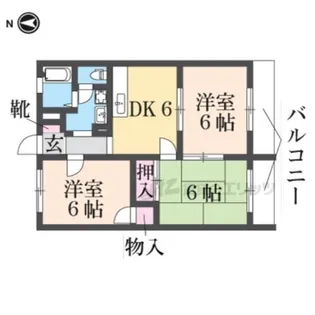 グラン・パレ【2階】の間取り