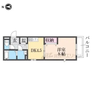 プラージュ コート 浜 ?【2階】の間取り