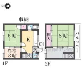 めぞねっと殿町【1階】の間取り