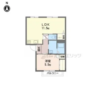 カーム大安寺【2階】の間取り