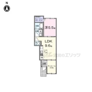 ル・ブコン【1階】の間取り