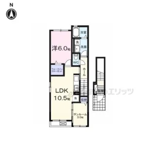 ル・ブコン【2階】の間取り